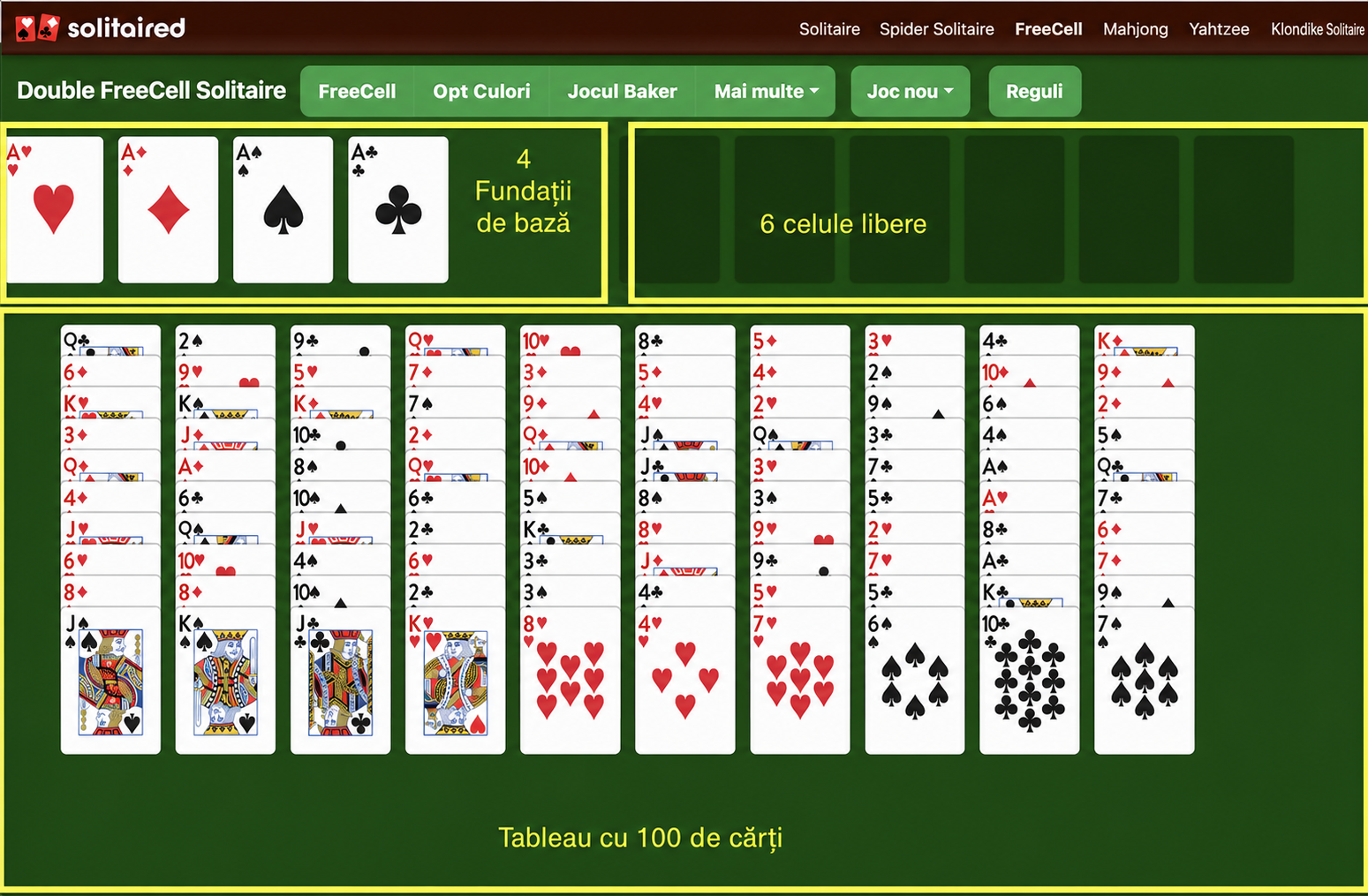 Cum să configurezi un joc de Double FreeCell