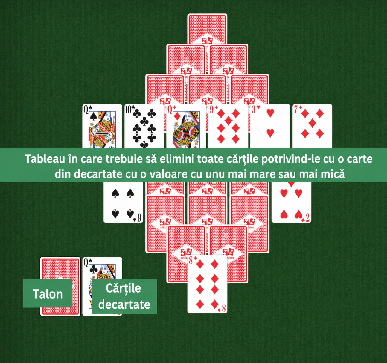 Configurarea Diamond Solitaire
