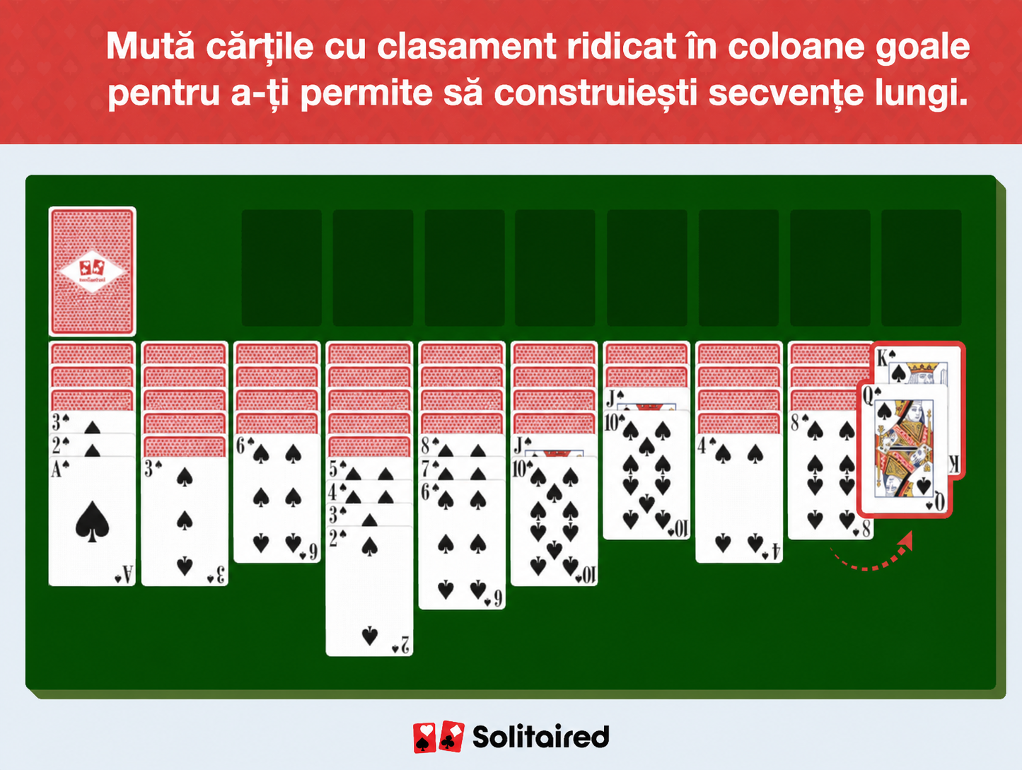 move high cards to new columns