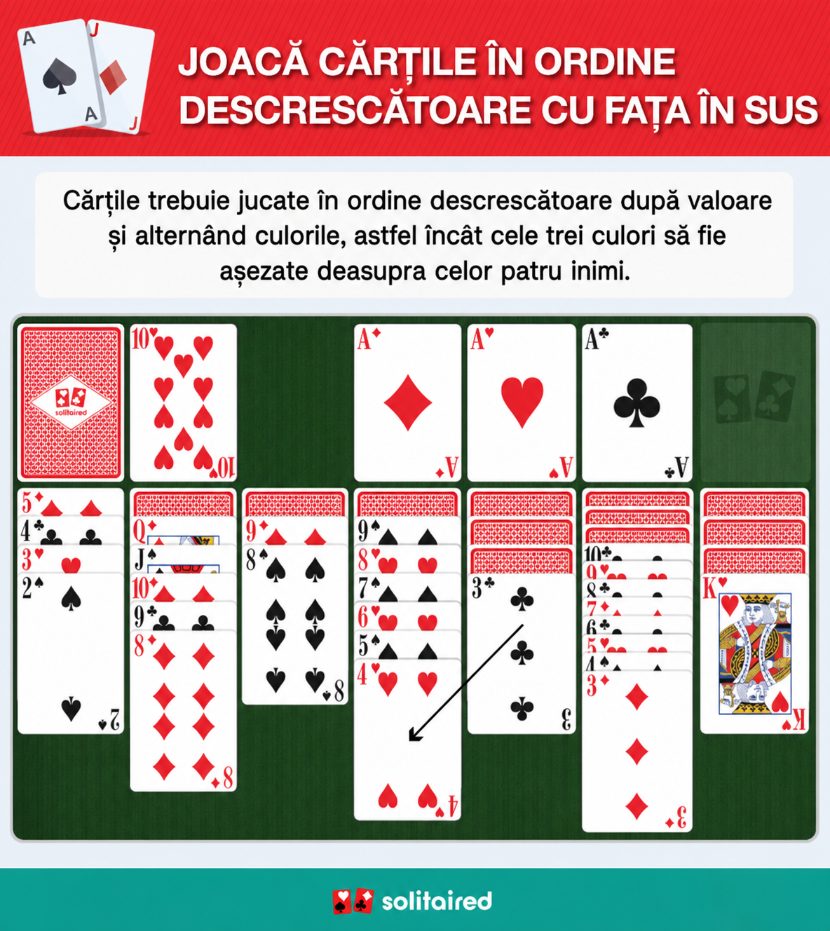 Play face-up cards
