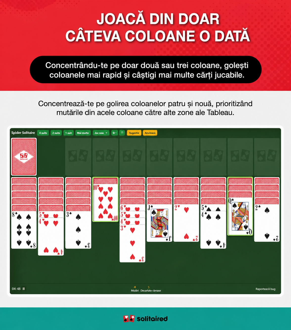 Play form only a few columns at once