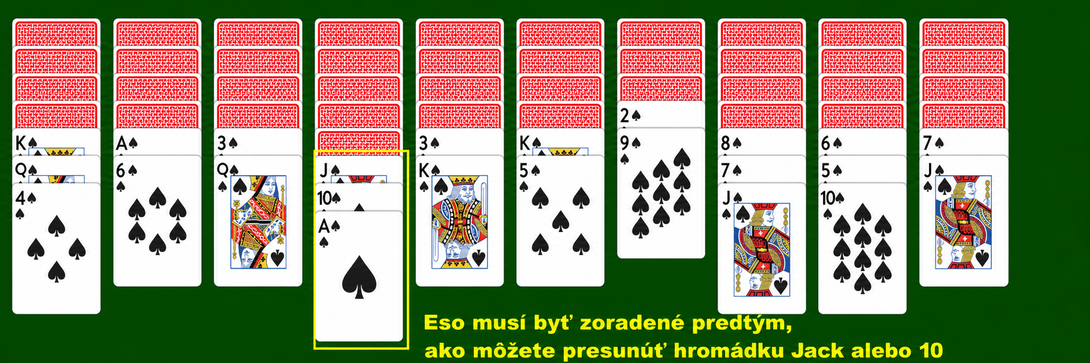 Presúvanie kariet v skupine