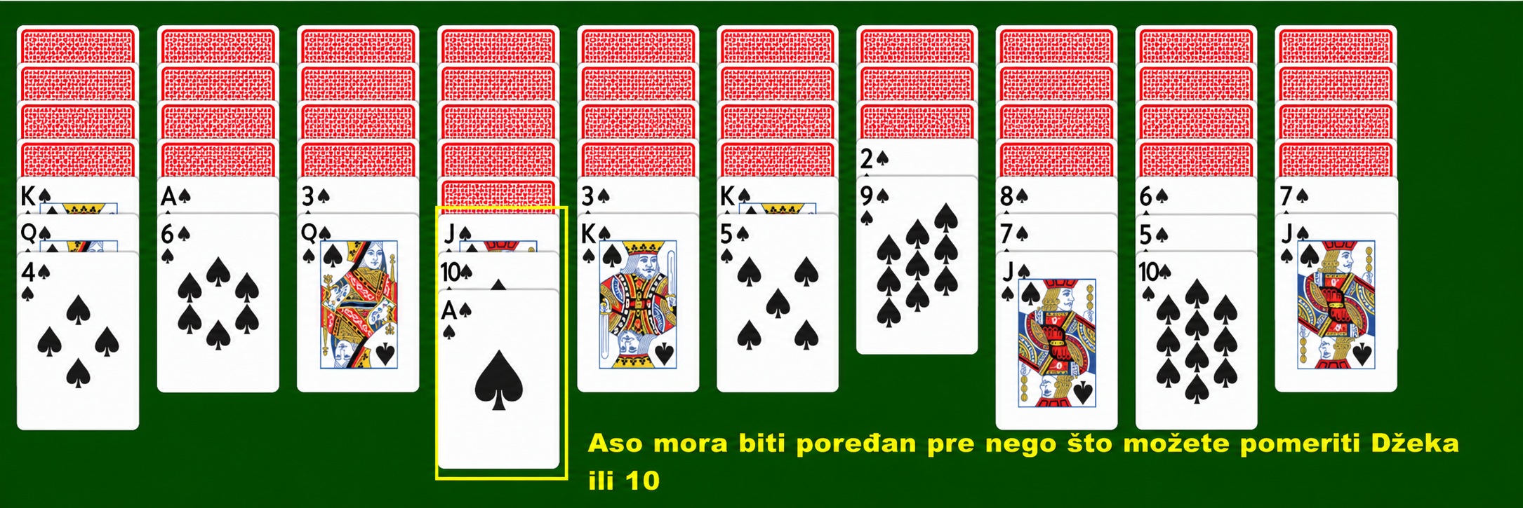 Pomeranje karata u grupi
