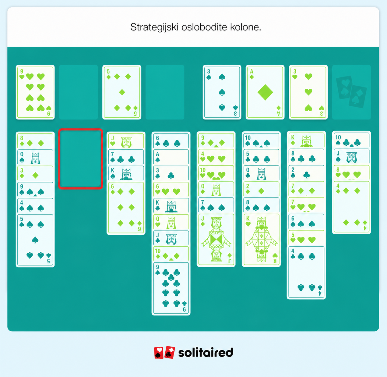 free up columns