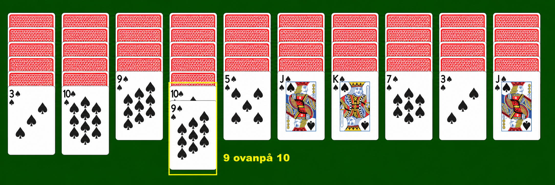 Nine on ten