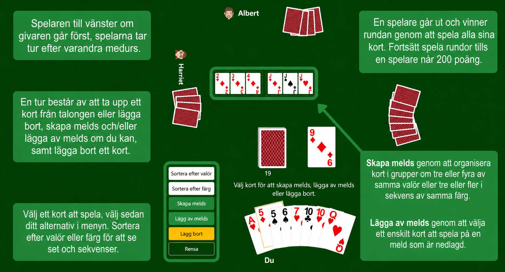 Rummy regler