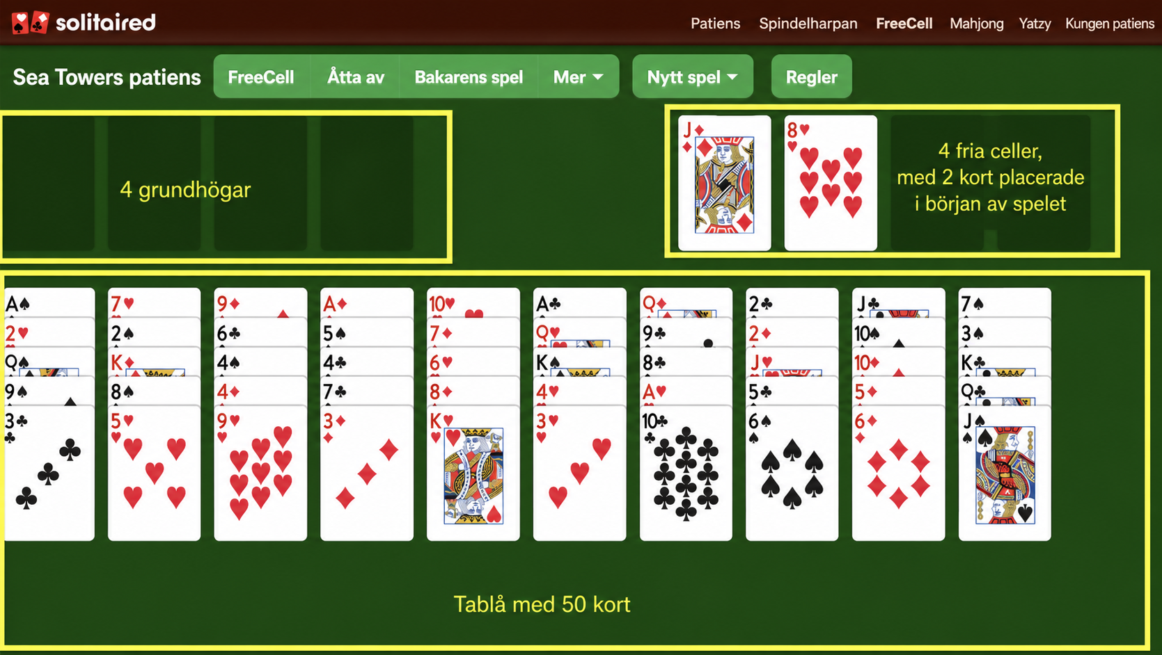 Så ställer du upp ett spel Seahaven Tower
