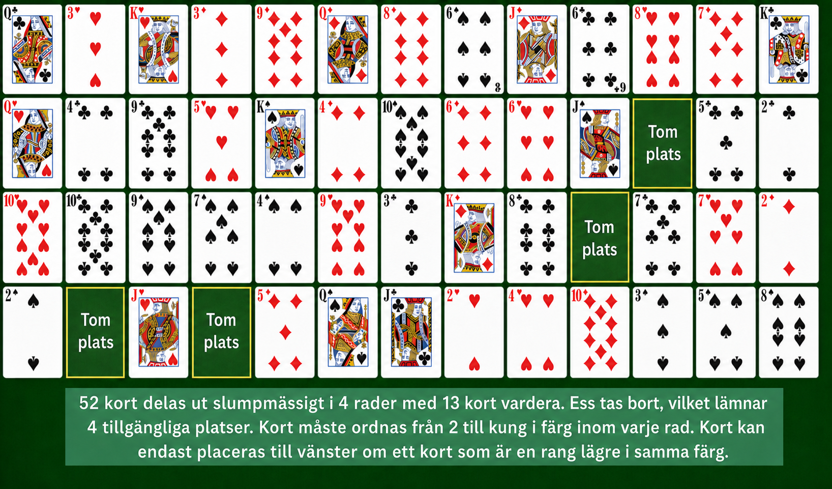 Addiction Solitaire setup