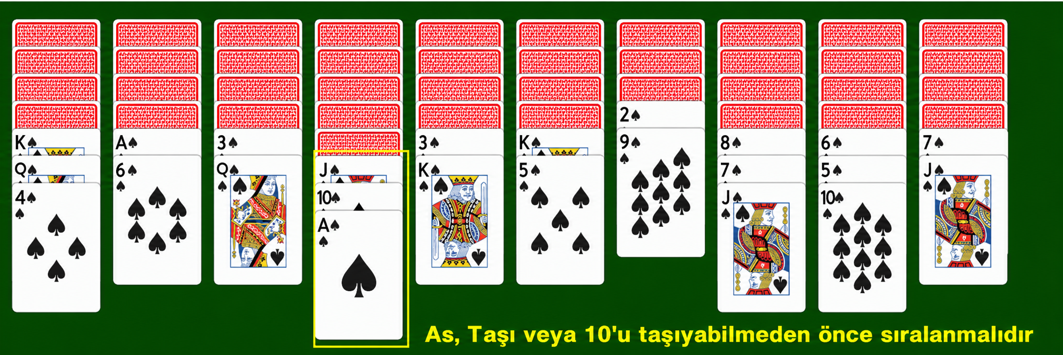 Moving cards in a bunch