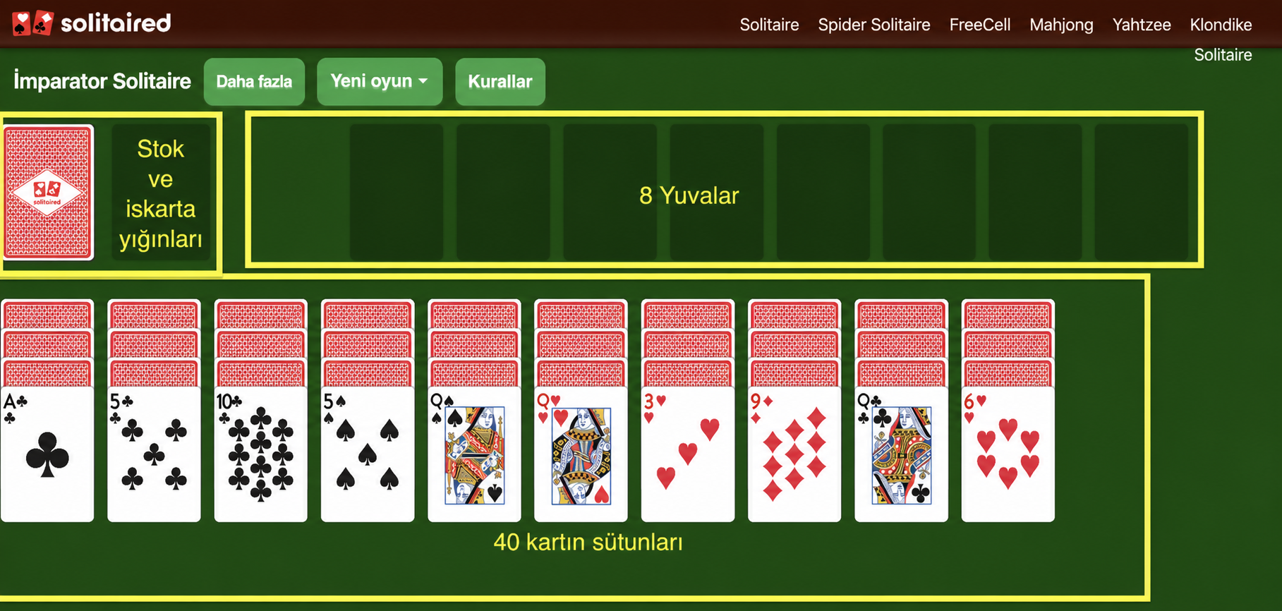 Emperor Solitaire kurulumu