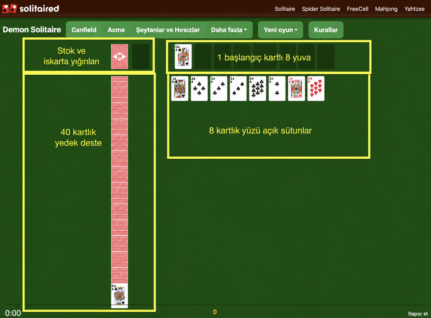 Demon Solitaire kurulumu