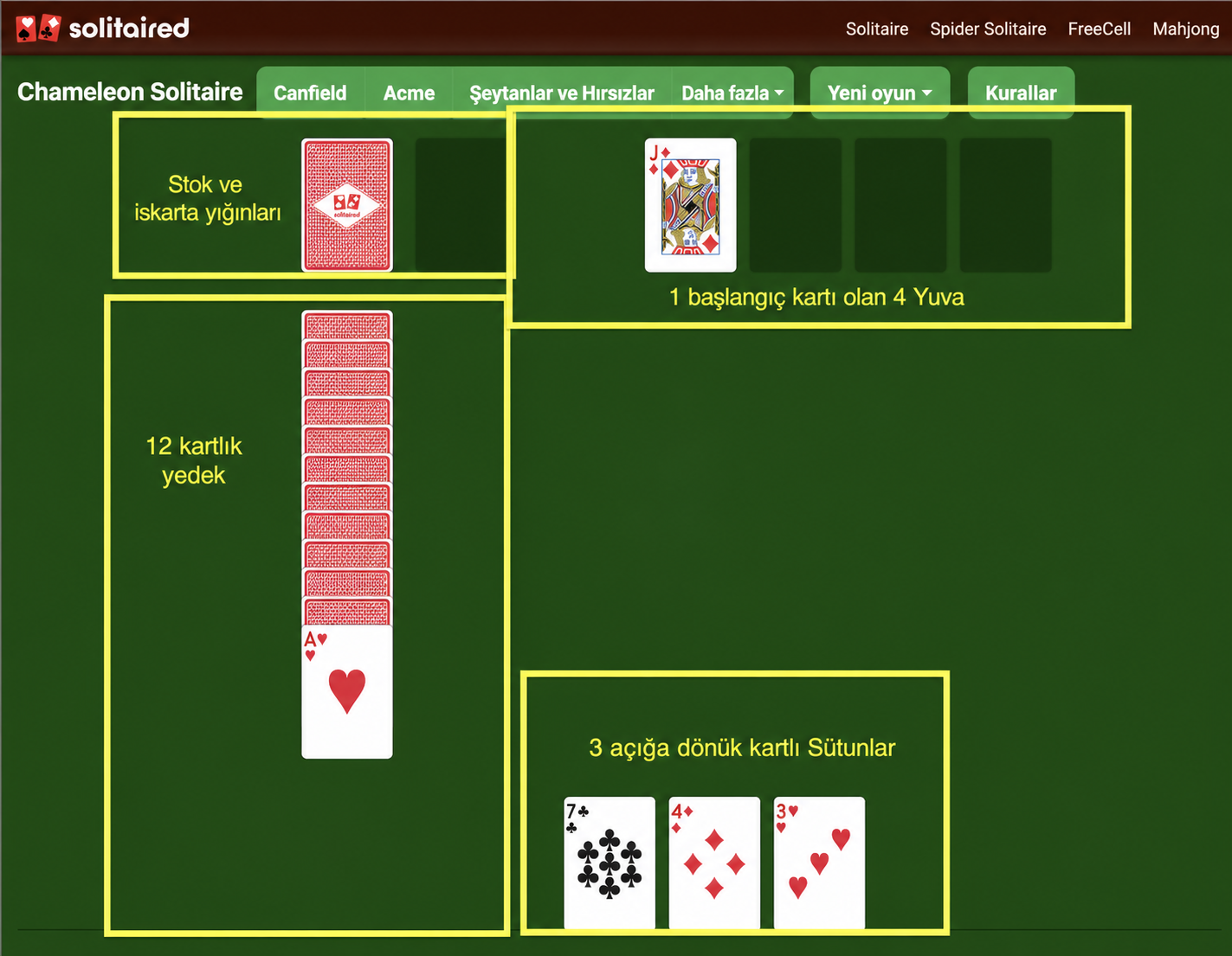 Chameleon Solitaire kurulumu