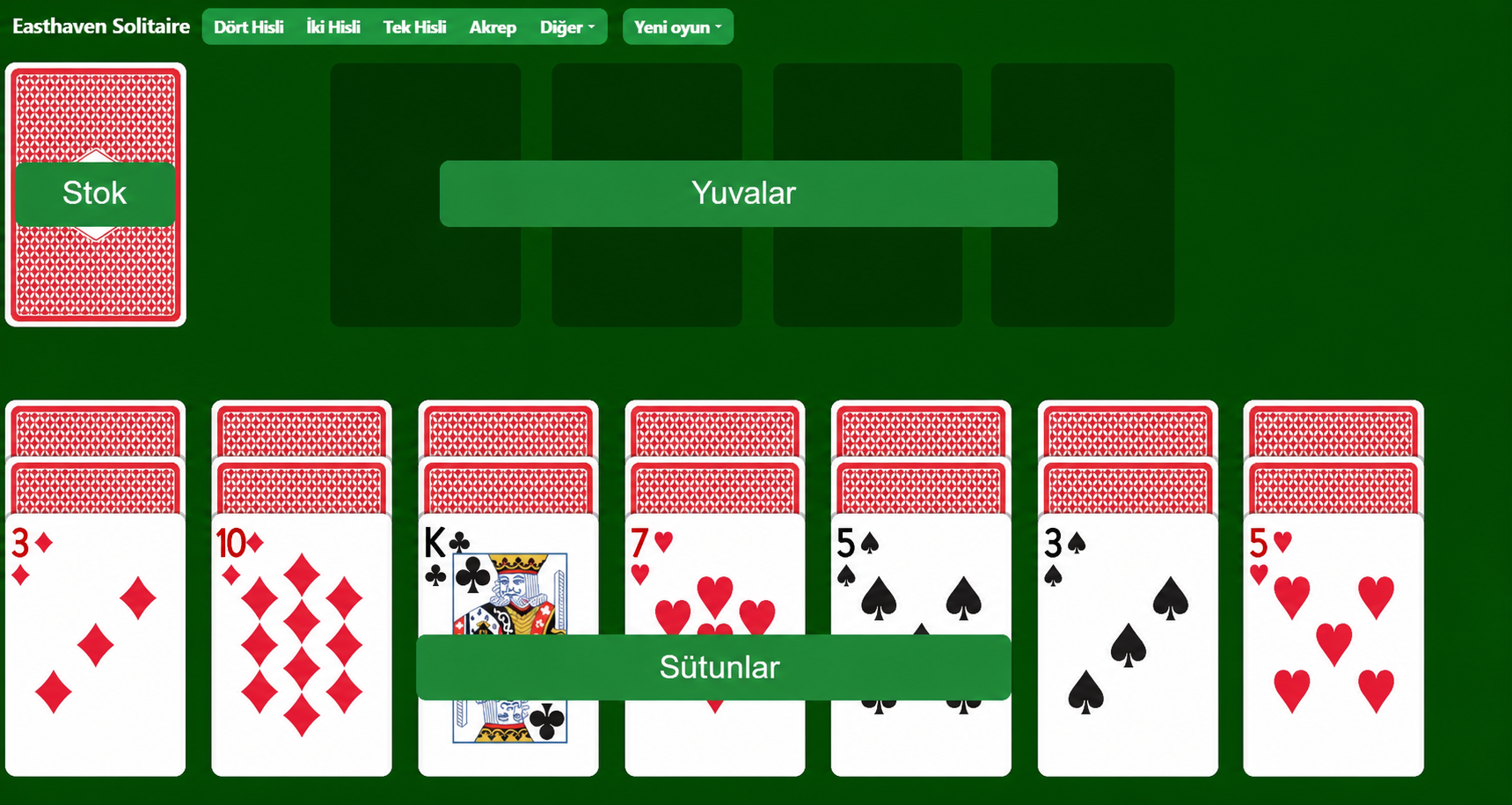 Easthaven Solitaire kurulumu