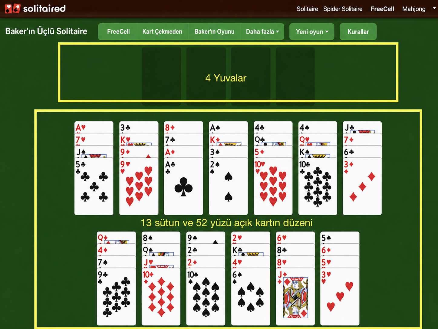 Baker's Doze Solitaire kurulumu