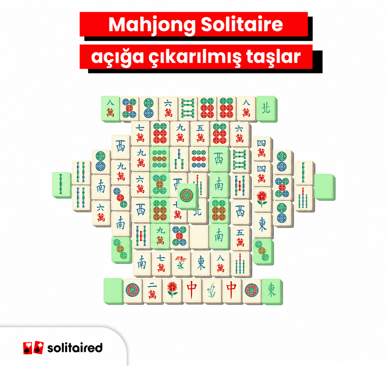 Mahjong exposted tiles