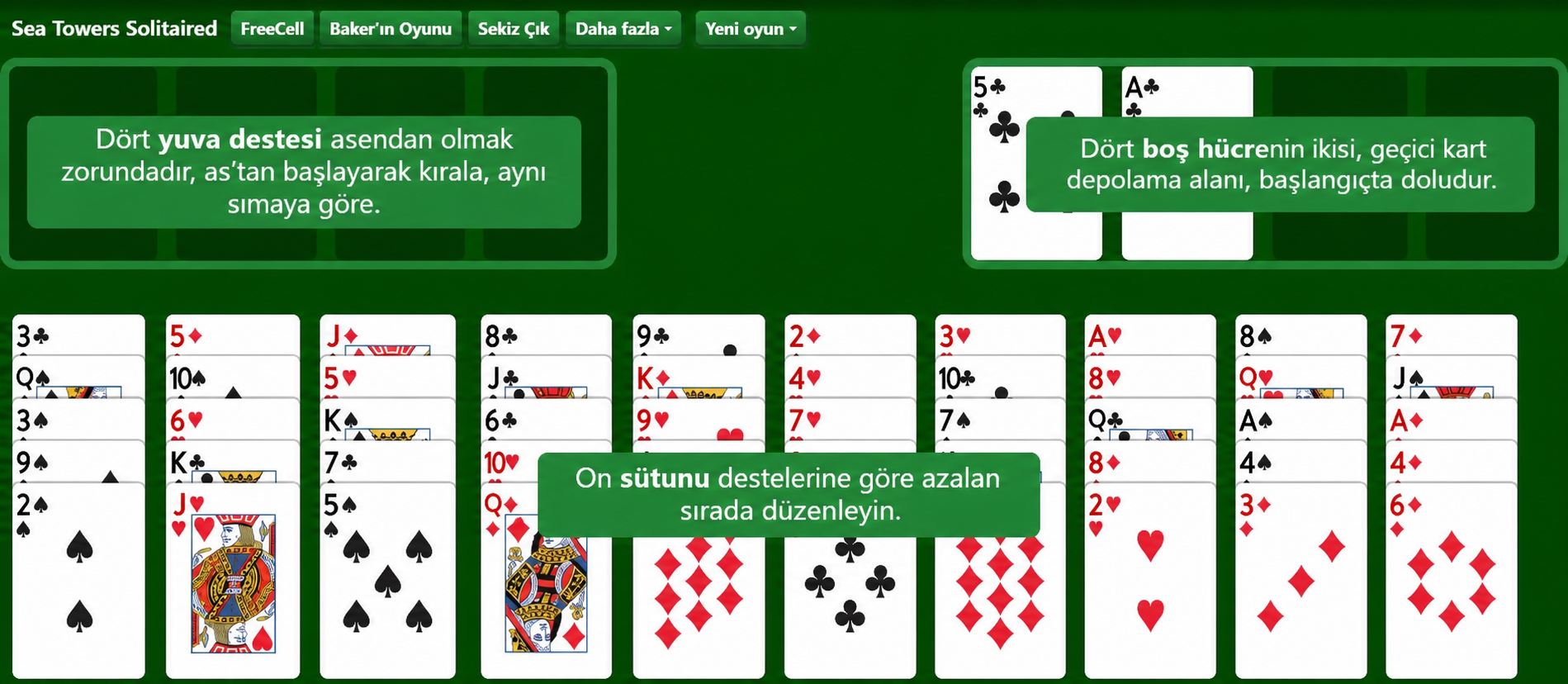 Seahaven Towers Solitaire kurulum
