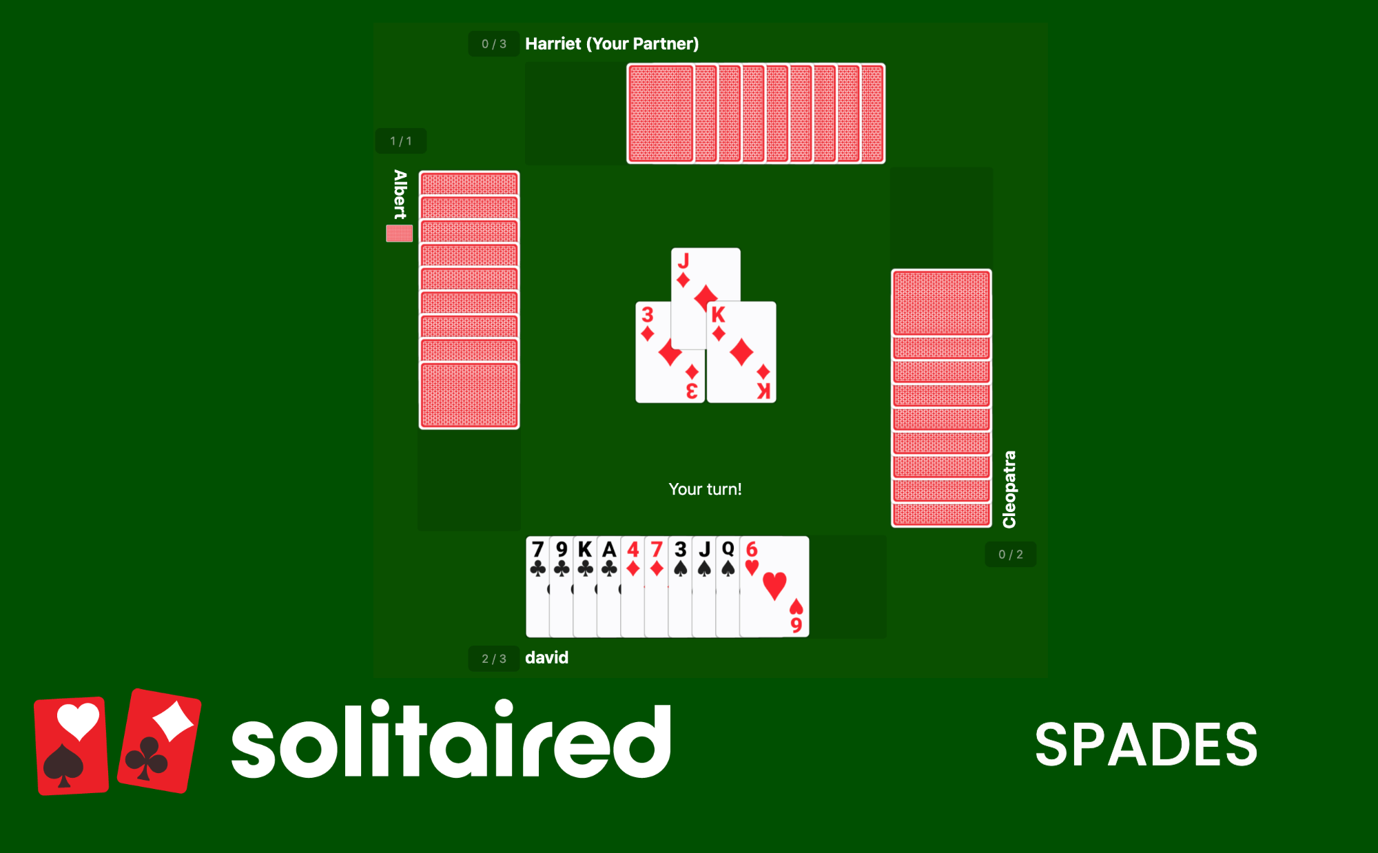 spades free multiplayer online card game