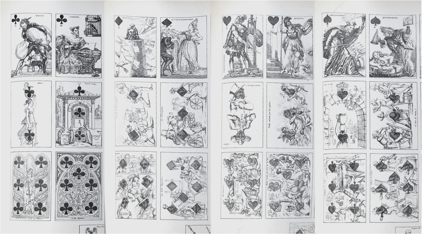 French playing card suits