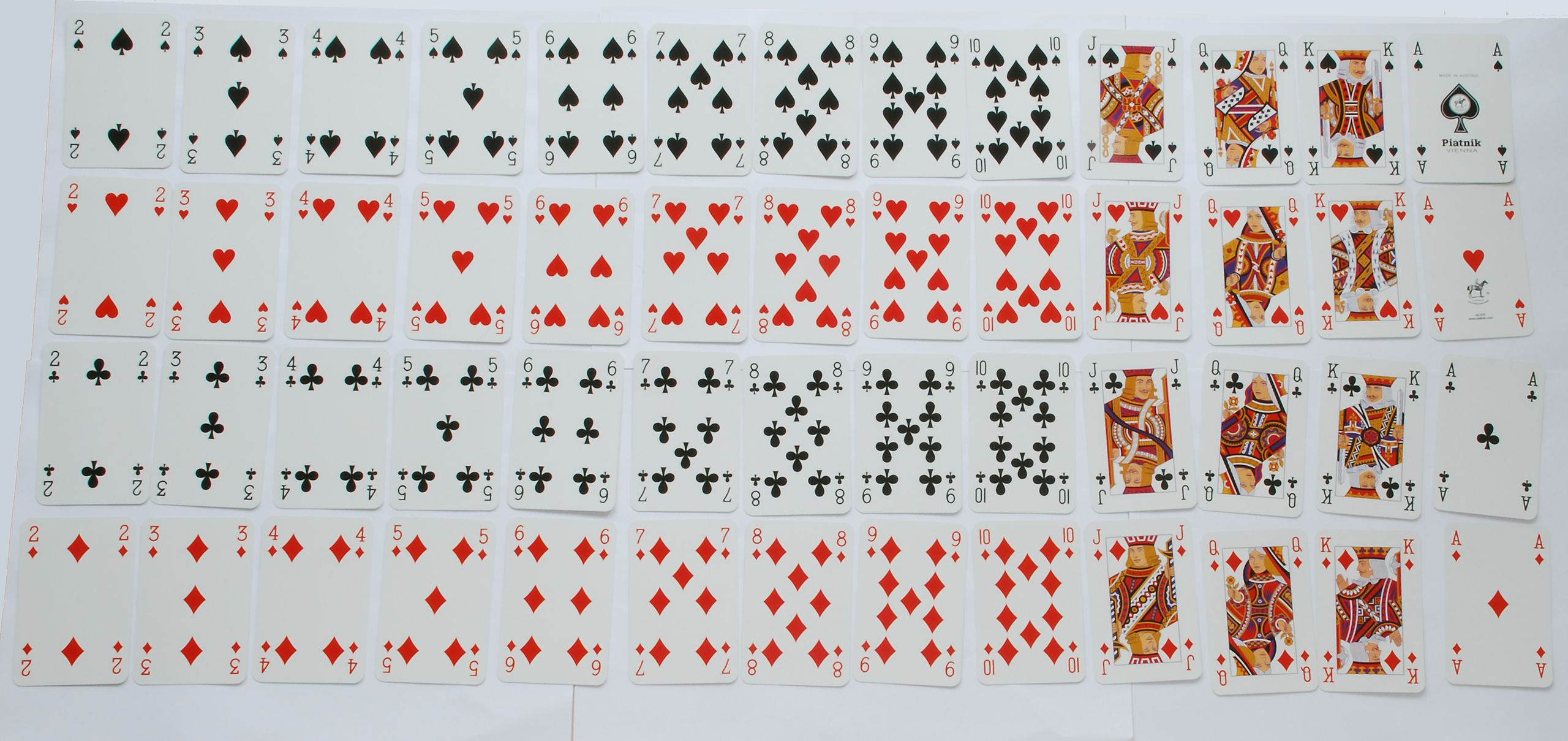 Standard 52 card deck