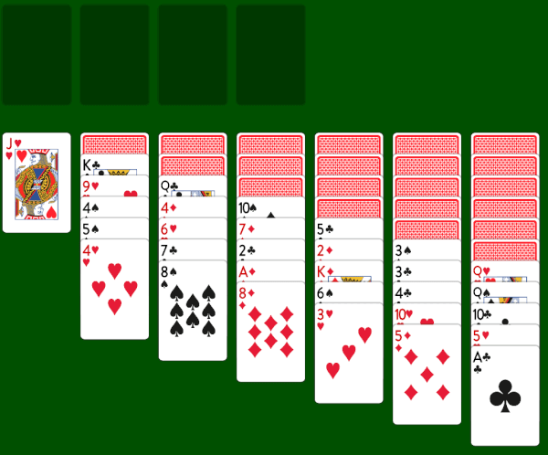 simple solitaire games free