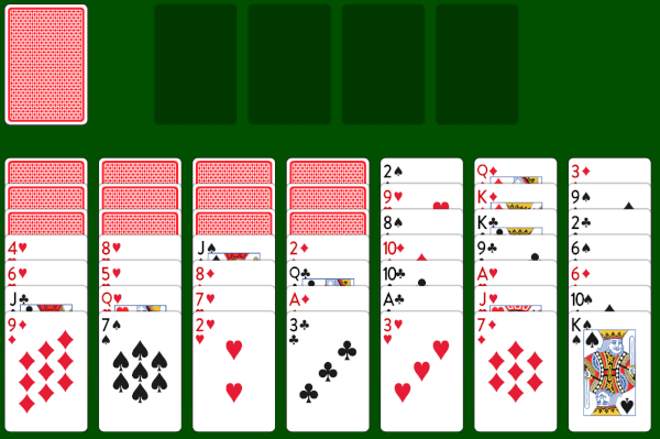 average moves to win at scorpion solitaire