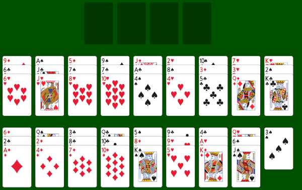 Three Shuffles Solitaire - Play Online & 100% Free